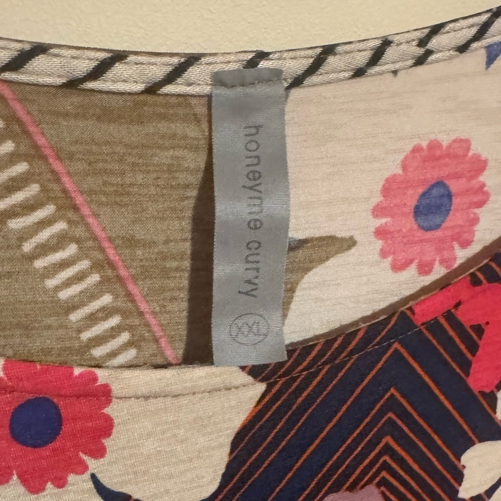 Honeyme Multicolor Floral Dress - Picture 3 of 3